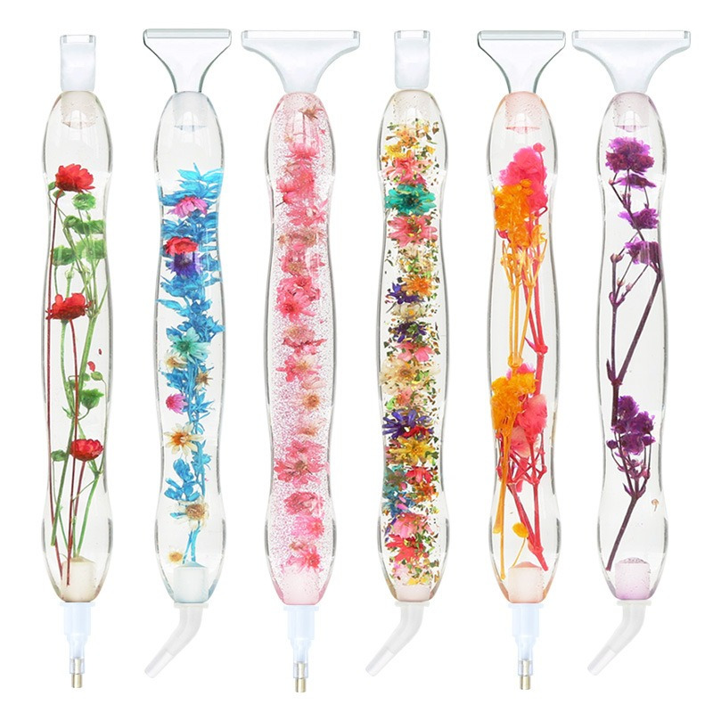 Resin Art Flower - 1set Flower Design Resin 5D Diamond
