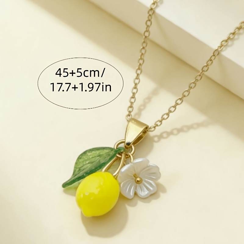 1Pc Fresh Cute Lemon Flower Re - đánh giá và giá Resin Art With Flowers