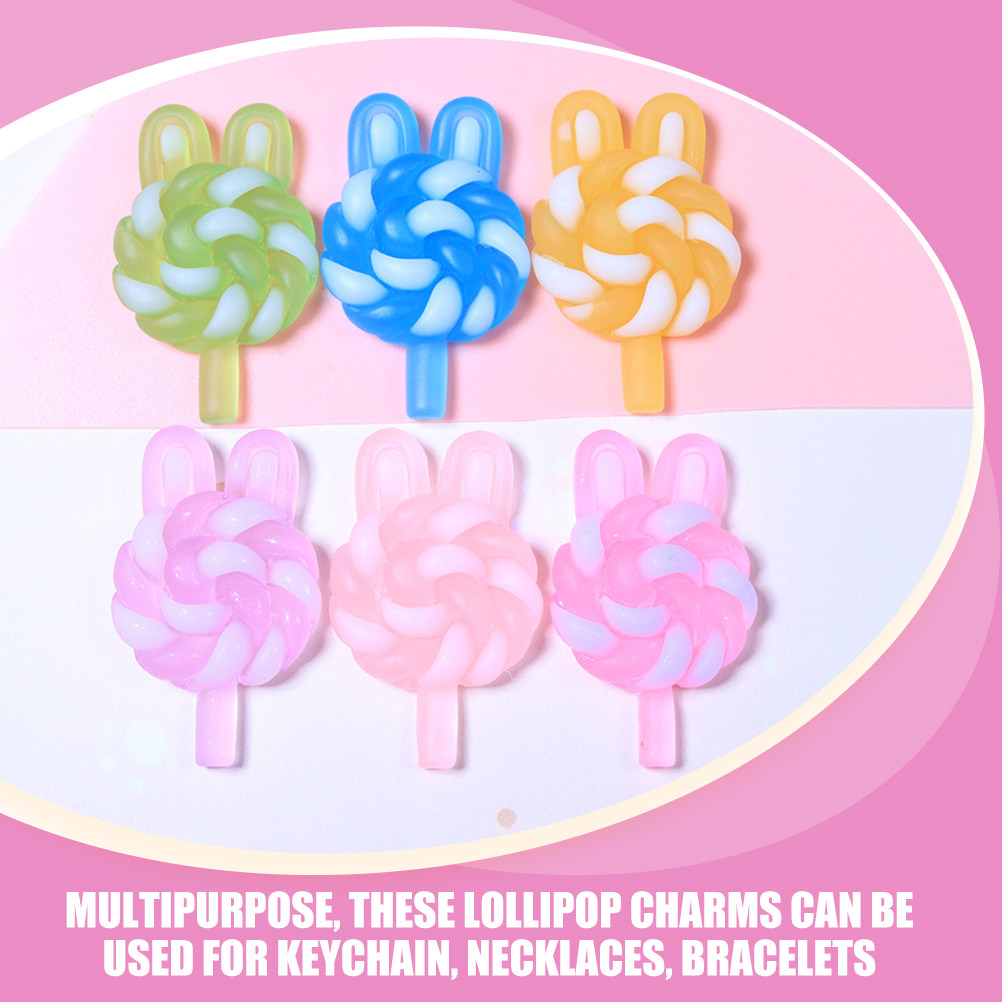 24Pcs Cute Cartoon Lollipop Ch - đánh giá và giá Resin Art Store