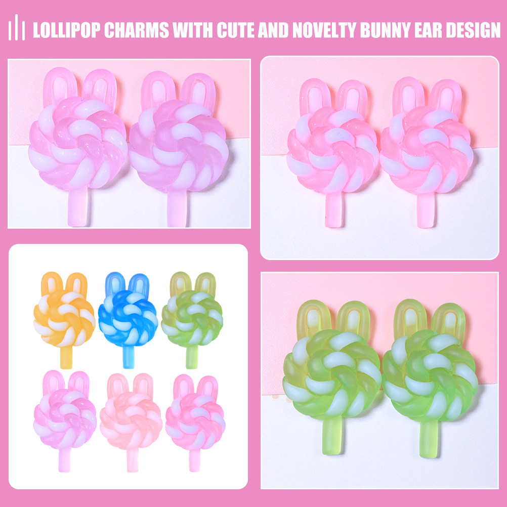 24Pcs Cute Cartoon Lollipop Ch - đánh giá và giá Resin Art Store