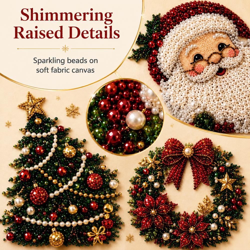 Christmas Santa Claus Pearl Ar - đánh giá và giá Resin Art Wall Decor