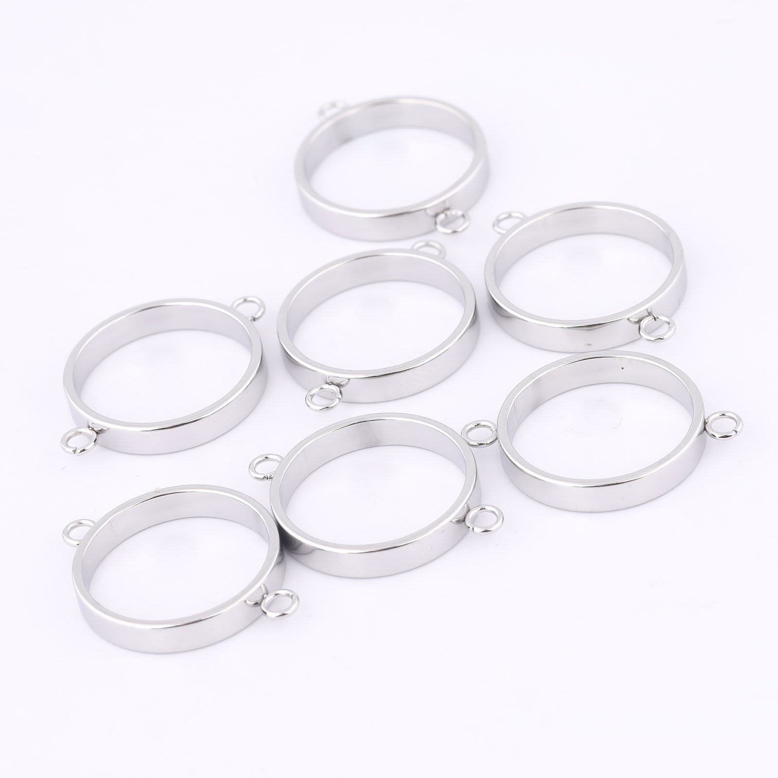 10pcs Stainless Steel 14mm Ope - đánh giá và giá Resin Art Store