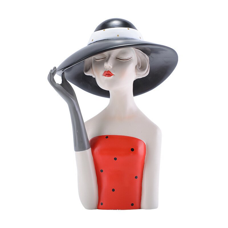 Instagram Style Girl Sculpture - đánh giá và giá Resin Art Instagram