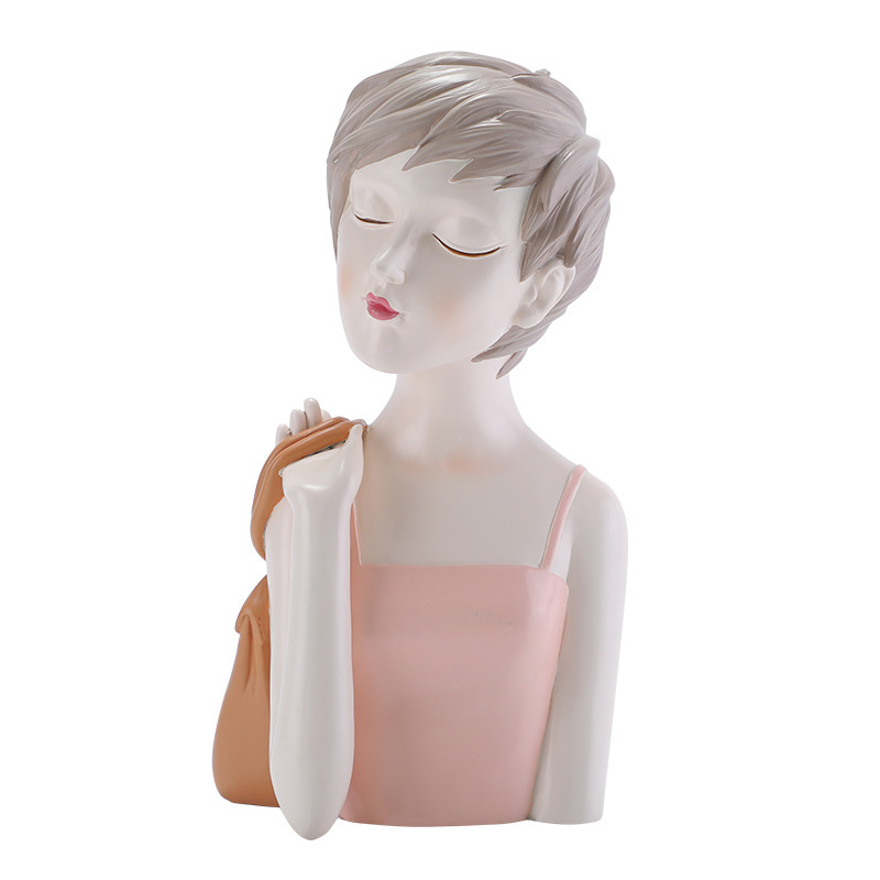Instagram Style Girl Sculpture - đánh giá và giá Resin Art Instagram
