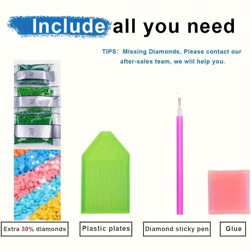 Diamond Painting Kit, Pink Sky - đánh giá và giá Resin Art Canvas