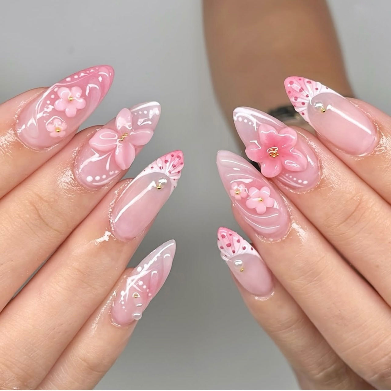 Sweet Instagram-style pink 3D  - đánh giá và giá Resin Art Instagram