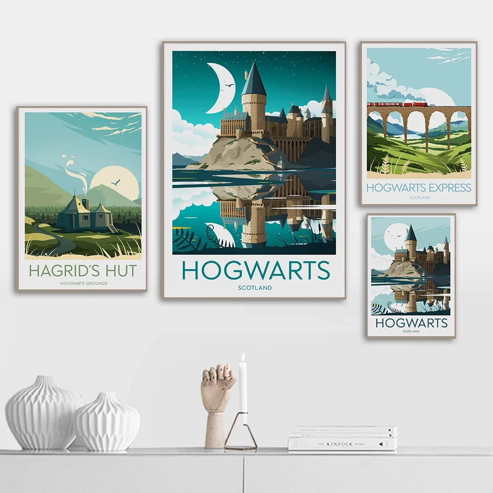 Film Aesthetics Wall Art Hogwa - đánh giá và giá Resin Art On Wall