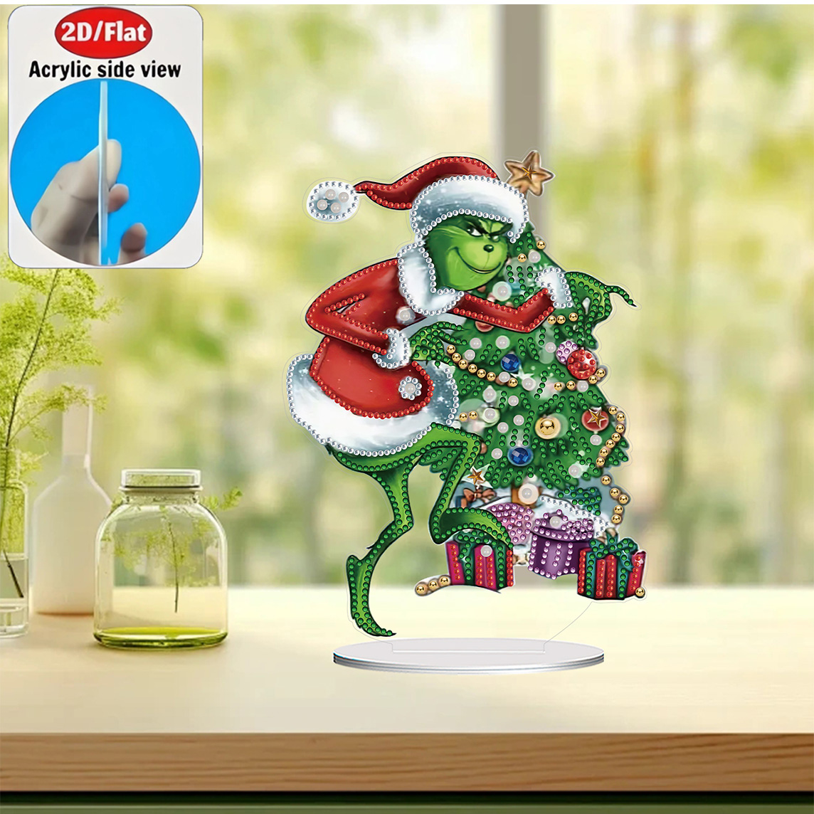 2D / Flat 1pc Fun Christmas Gr - đánh giá và giá Resin Art On Wall