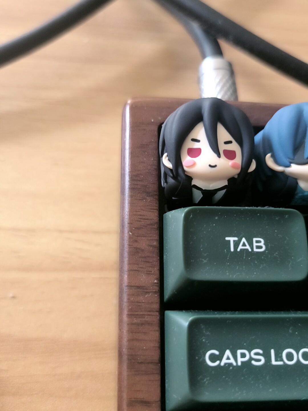 Kawaii Resin Keycap Anime Blac - đánh giá và giá Resin Art Toys