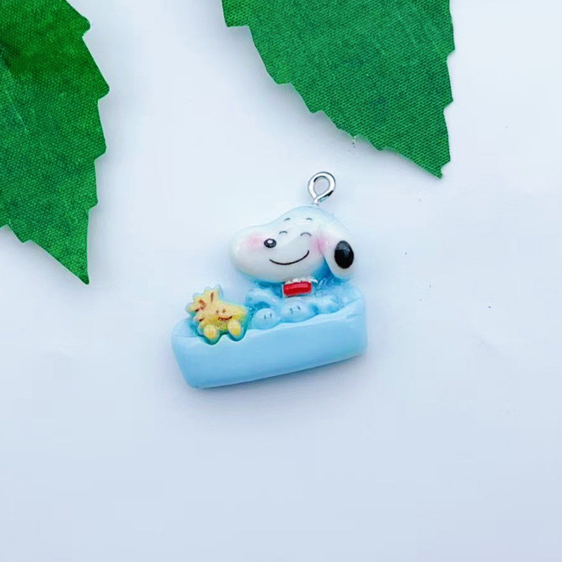 12pcs resin cartoon dog pendan - đánh giá và giá Resin Art Store
