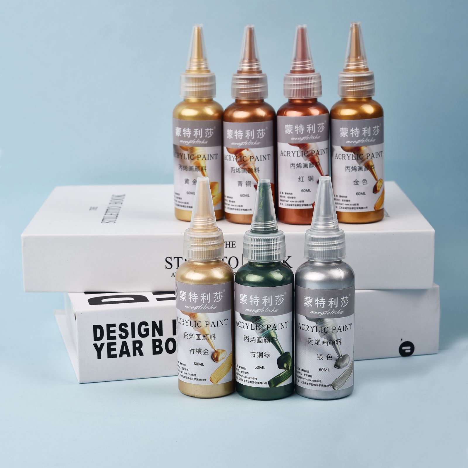 7 Colors 60ml/Bottle Metallic  - đánh giá và giá Resin Artist