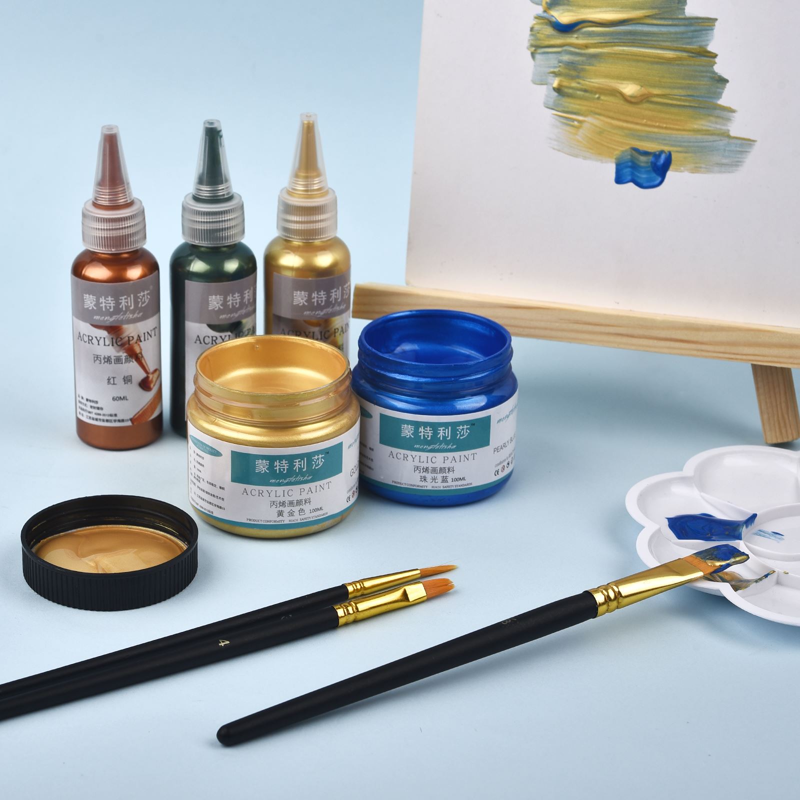 7 Colors 60ml/Bottle Metallic  - đánh giá và giá Resin Artist