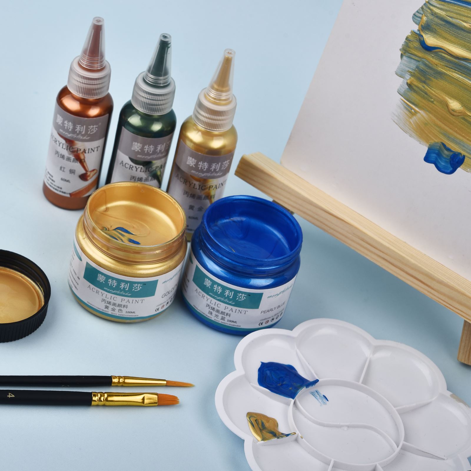 7 Colors 60ml/Bottle Metallic  - đánh giá và giá Resin Artist