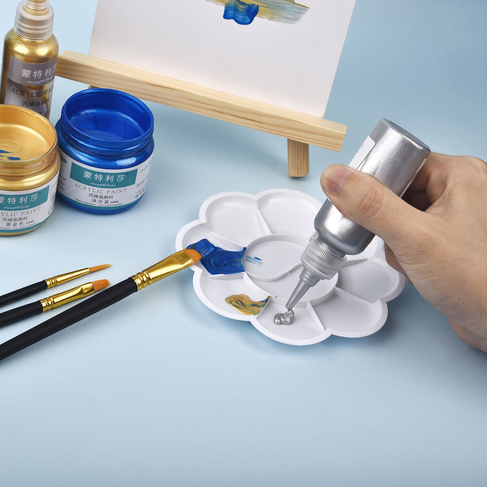 7 Colors 60ml/Bottle Metallic  - đánh giá và giá Resin Artist