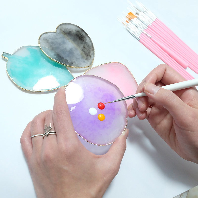 Lurayee Nhựa Đá Bảng Màu Gel M - đánh giá và giá Resin Artist
